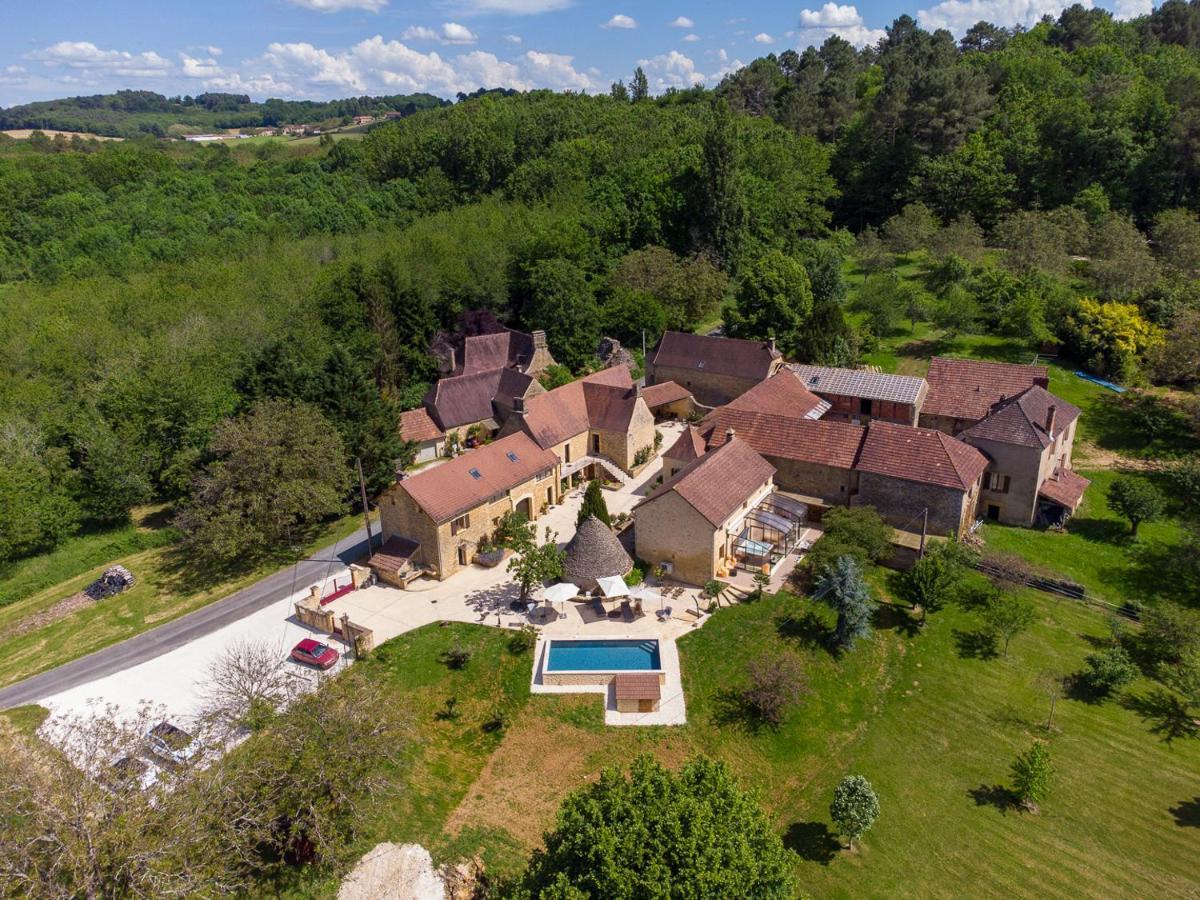 Aux Bories De Marquay, Chambres D'Hotes B&B Avec Piscine Et Spa Pres De Sarlat Exteriör bild