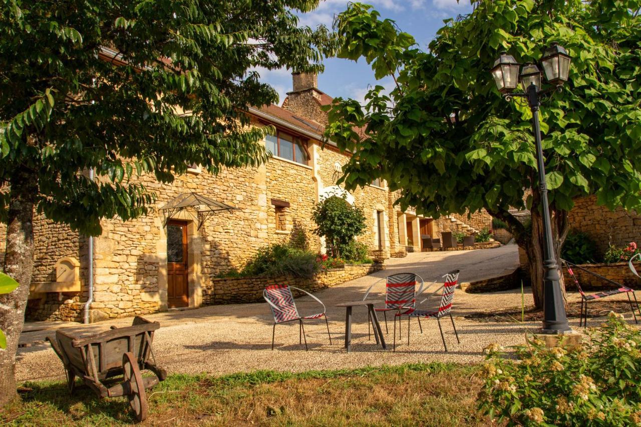 Aux Bories De Marquay, Chambres D'Hotes B&B Avec Piscine Et Spa Pres De Sarlat Exteriör bild