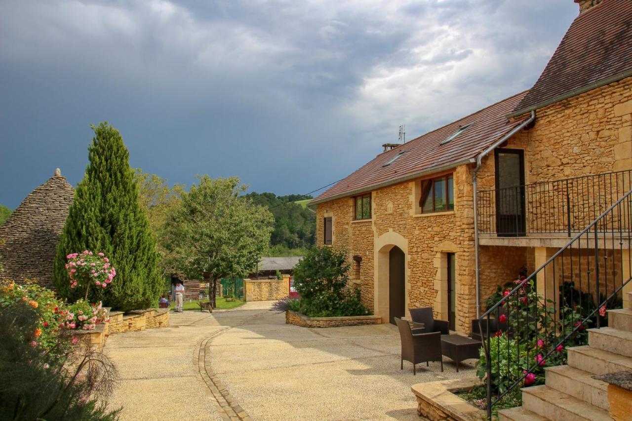 Aux Bories De Marquay, Chambres D'Hotes B&B Avec Piscine Et Spa Pres De Sarlat Exteriör bild